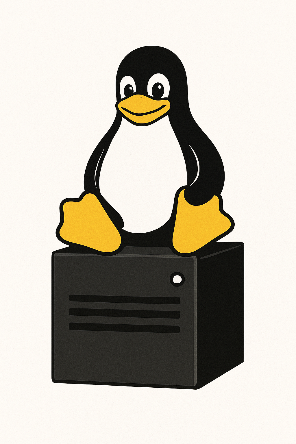 Poustiquet fièrement sur son serveur